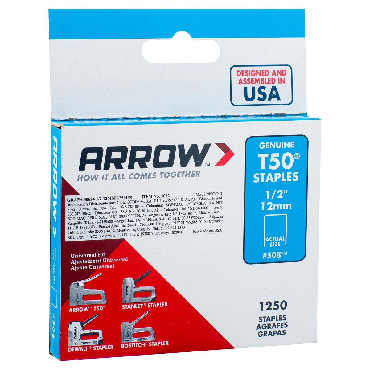 ARROW - Grapa 5/16" 1250 unidades