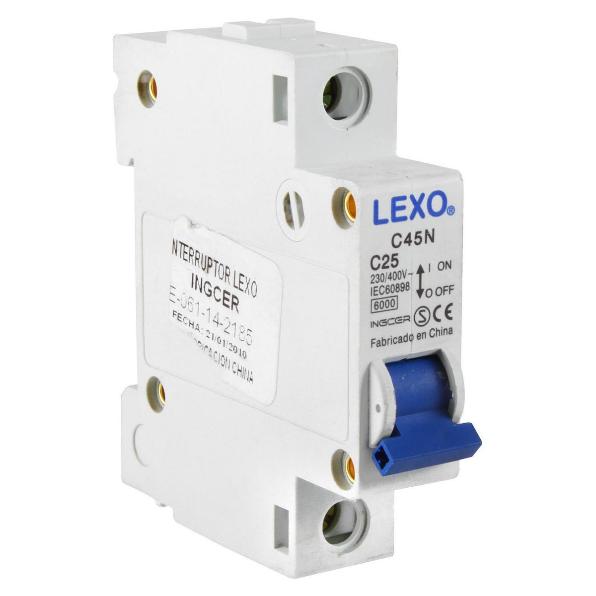 LEXO - Interruptor Automático1x25 AC 6 Ka Lexo