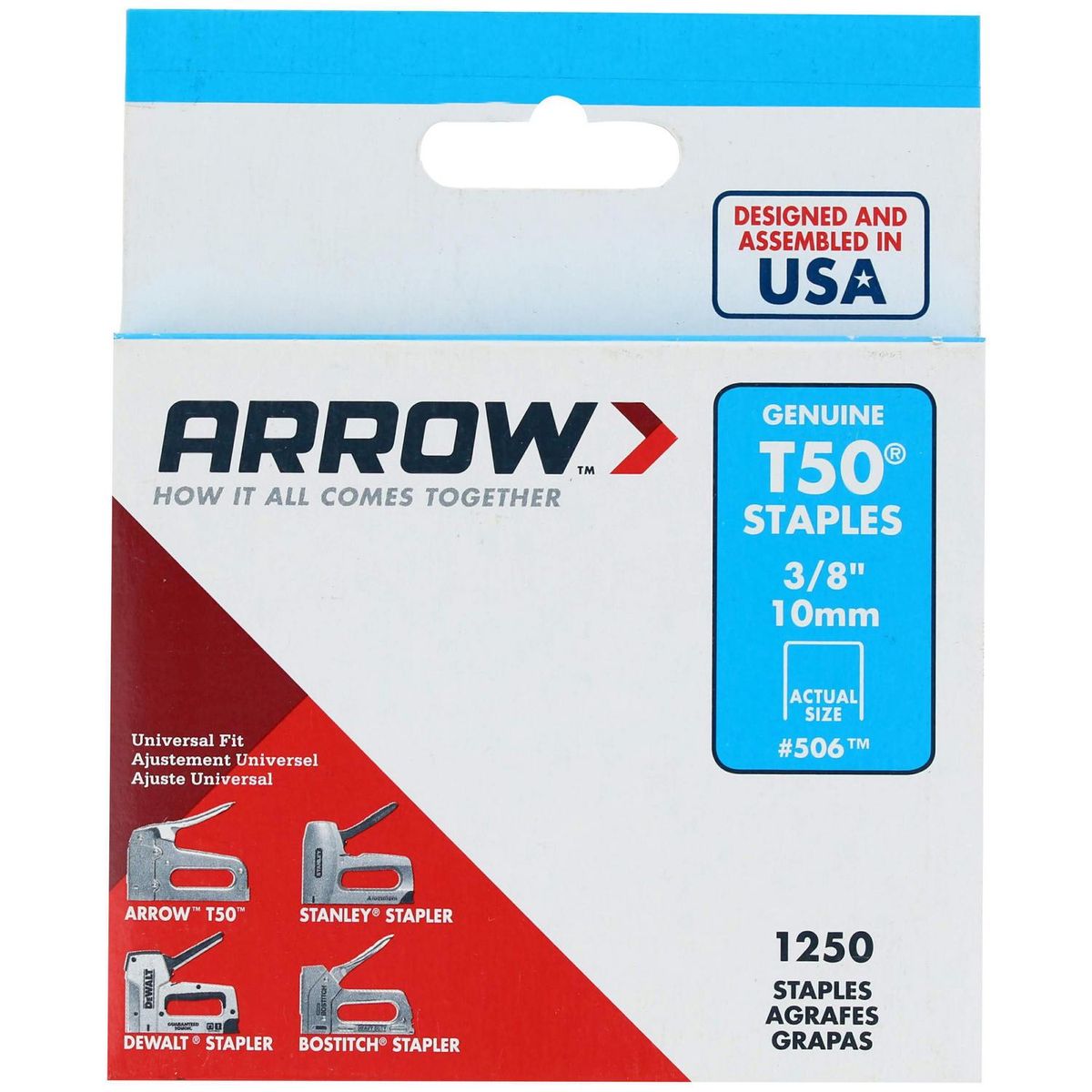ARROW GROUP - Grapa 3/8" 1250 unidades