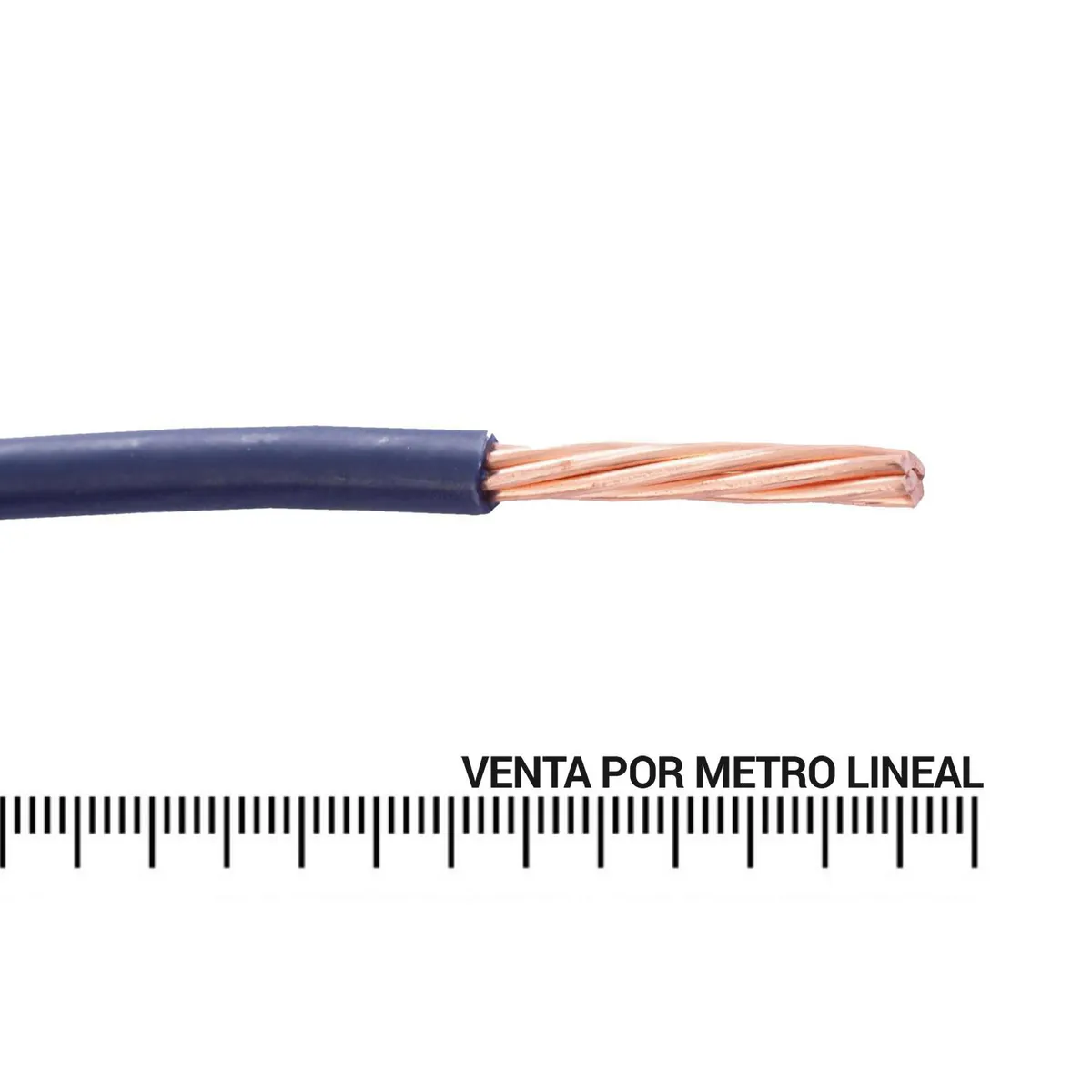 MADECO - Cable Eléctrico THHN 1x10AWG/6MM2 Azul