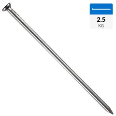 INCHALAM - Clavo corriente 6" x 5 mm bolsa 2,5 kg