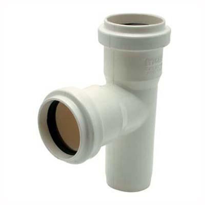 TIGRE - Tee Reducción PVC-S Bco c/goma 110mm x 75mm Blanco 1u