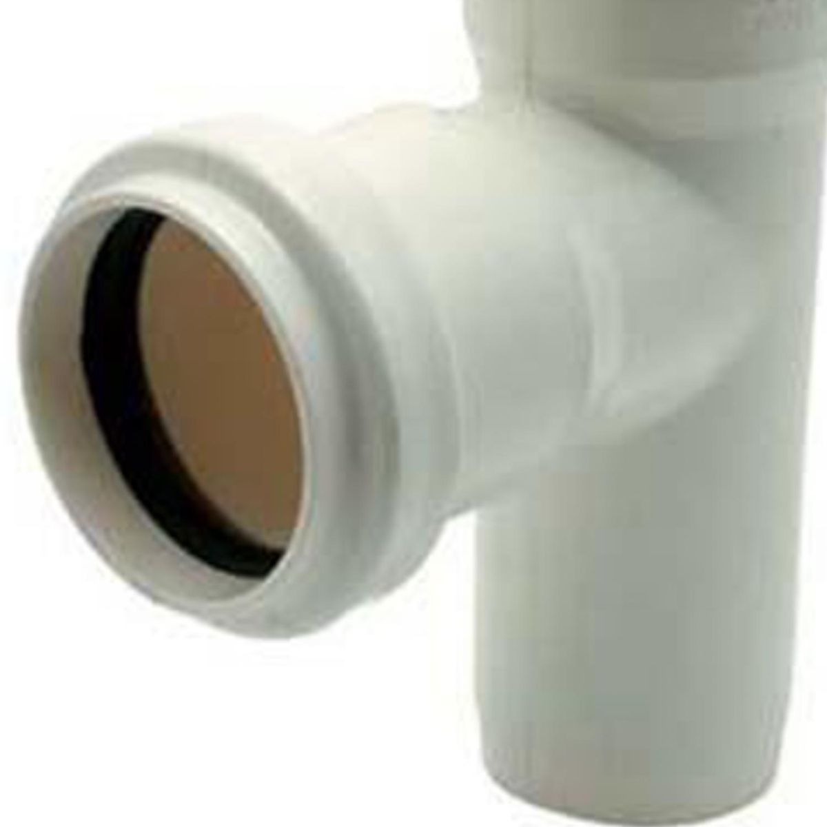 TIGRE - Tee Reducción PVC-S Bco c/goma 110mm x 75mm Blanco 1u