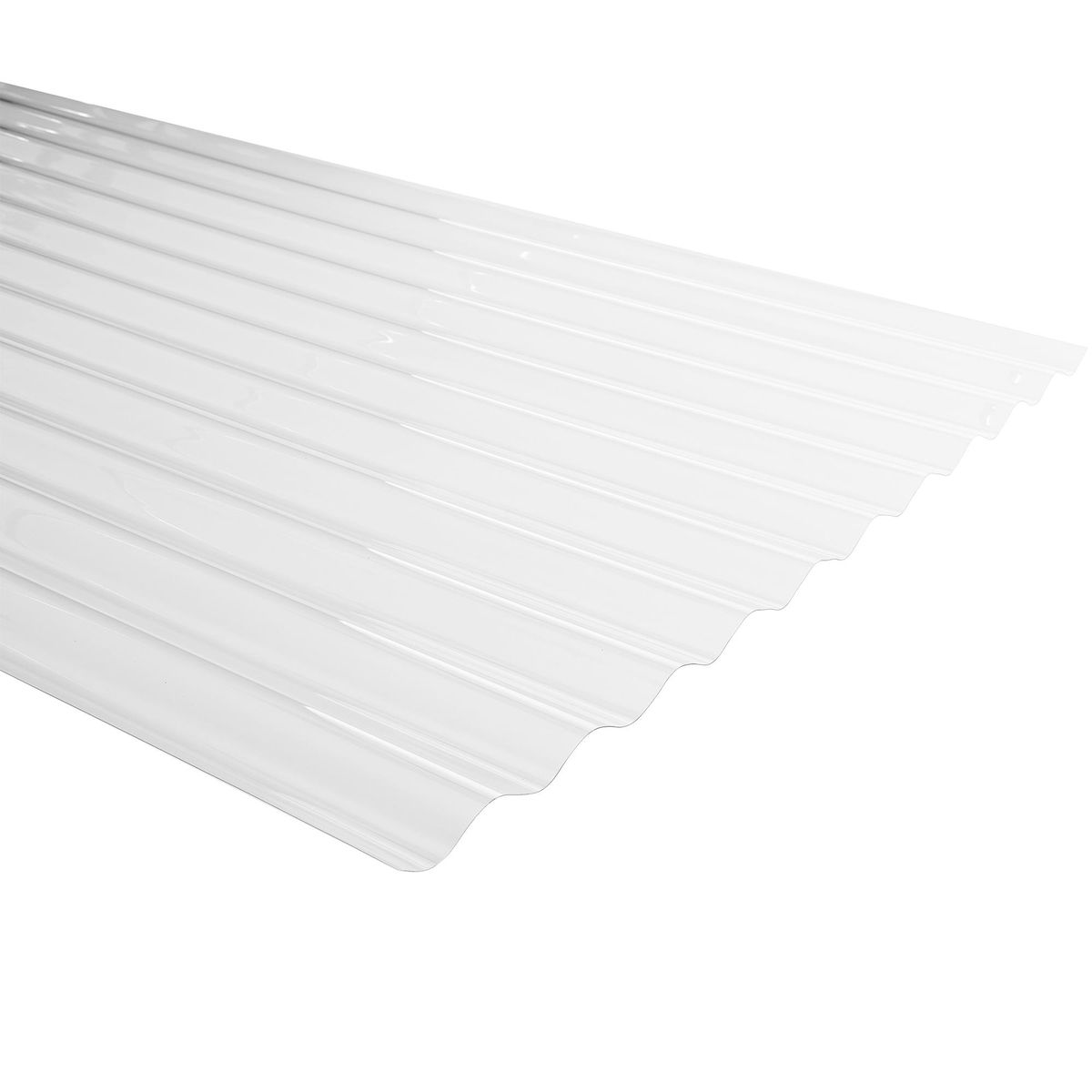 Plancha Policarbonato Ondulada 0.7 mm 81x300 cm Transparente, marca DVP - Foto 2