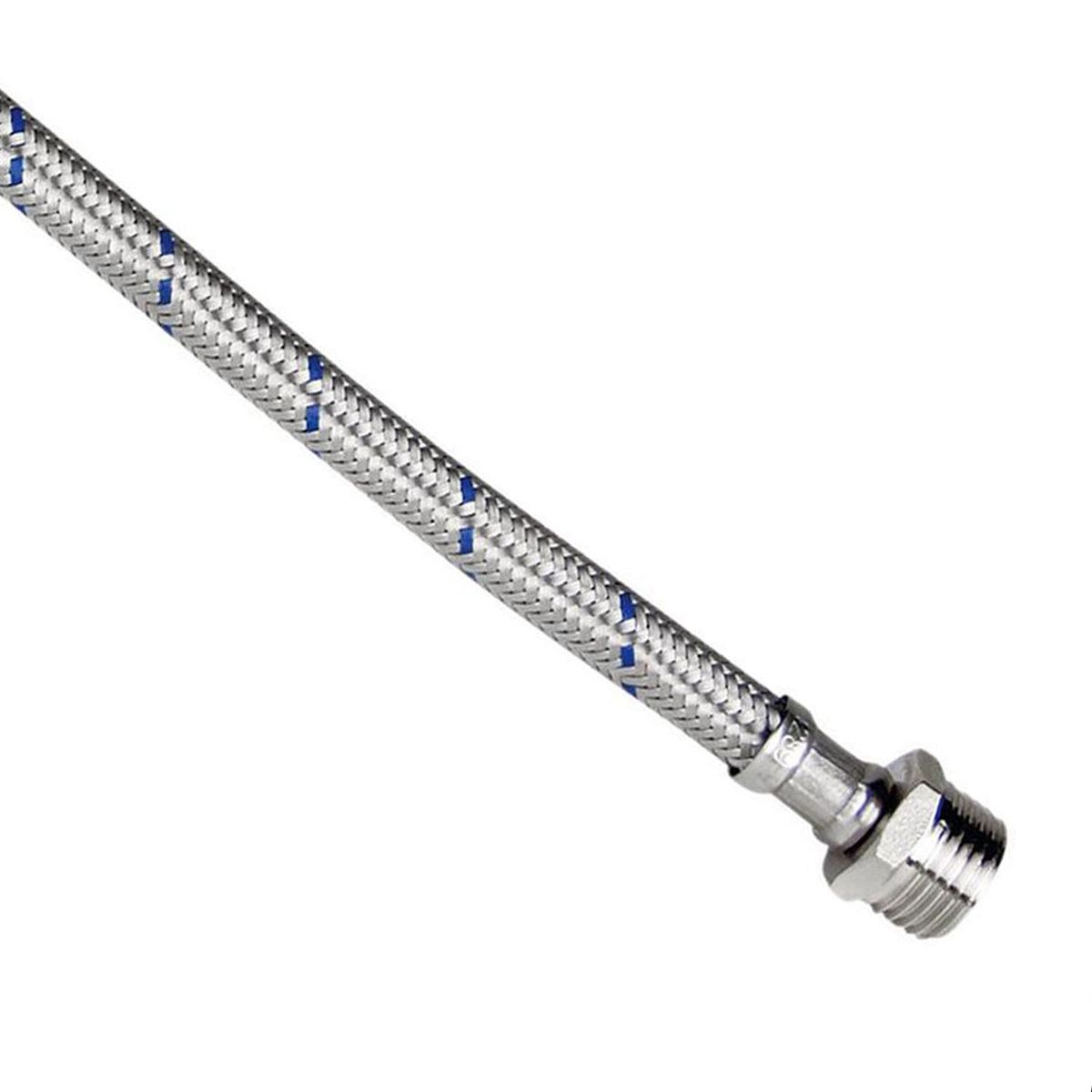 STRETTO - FLEXIBLE AGUA METAL HI HE 1/2 40 CM