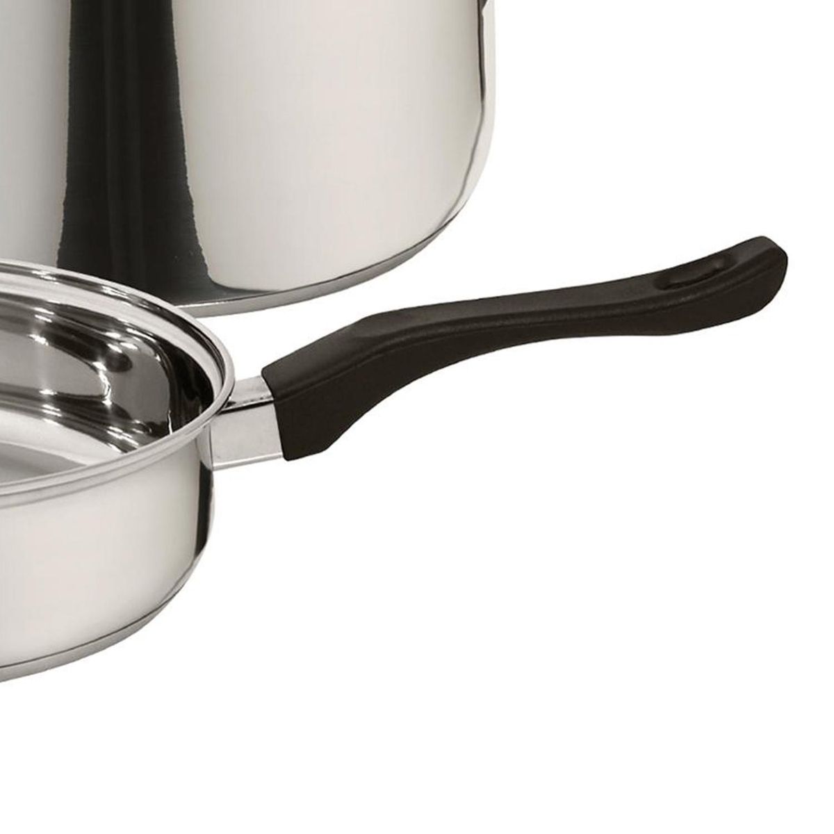 FANTUZZI - Batería de Cocina 5 Piezas Acero inoxidable Corazza Plateado