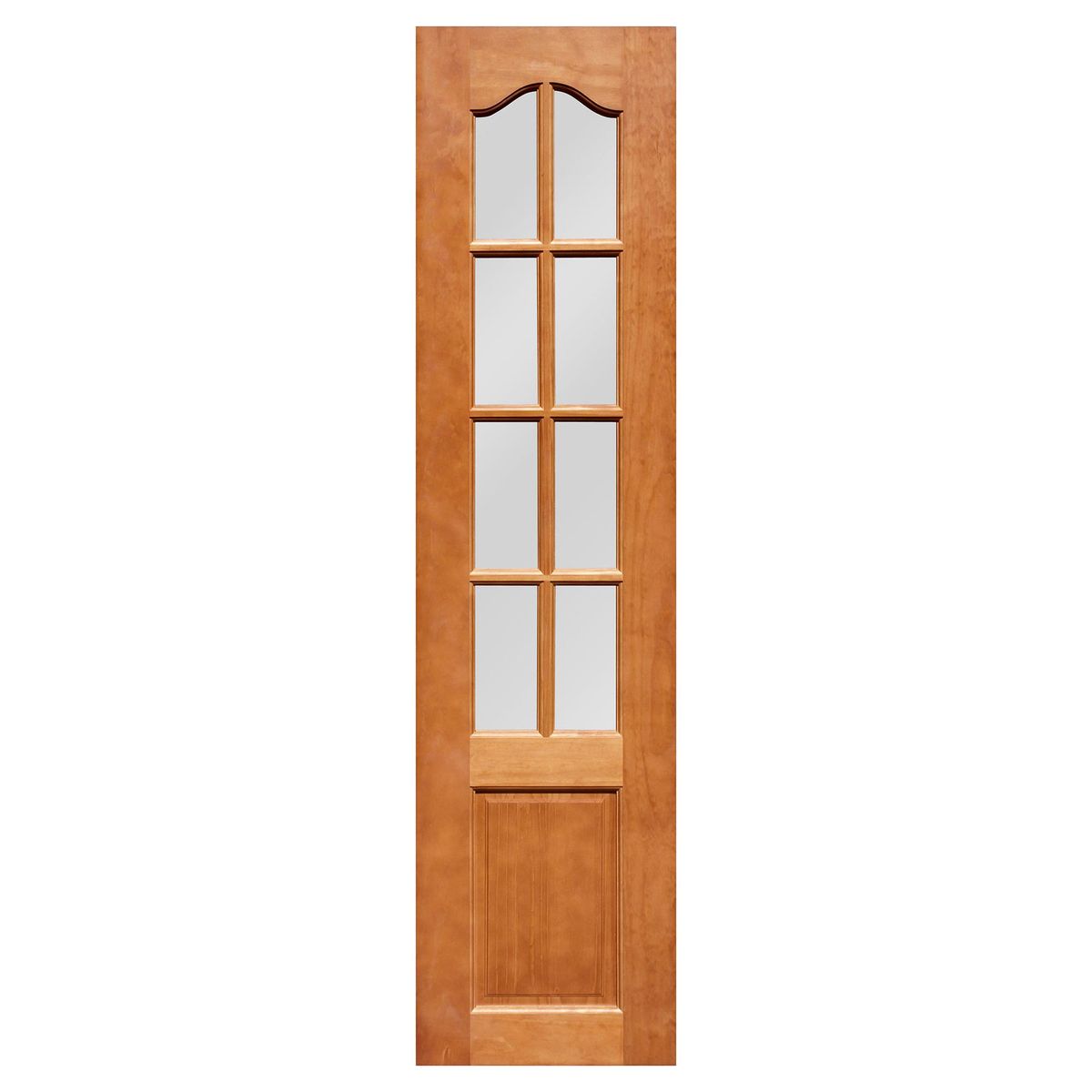 HOLZTEK - Mampara Pino 4 vidrios color Cerezo incluye vidrios