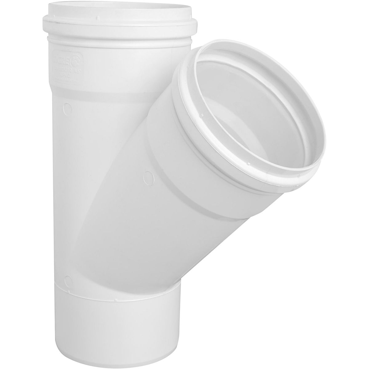 TIGRE - Vee PVC-S Bco c/goma 110mm x 110mm Blanco 1u