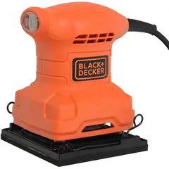 BLACK+DECKER - Lijadora orbital eléctrica 200W