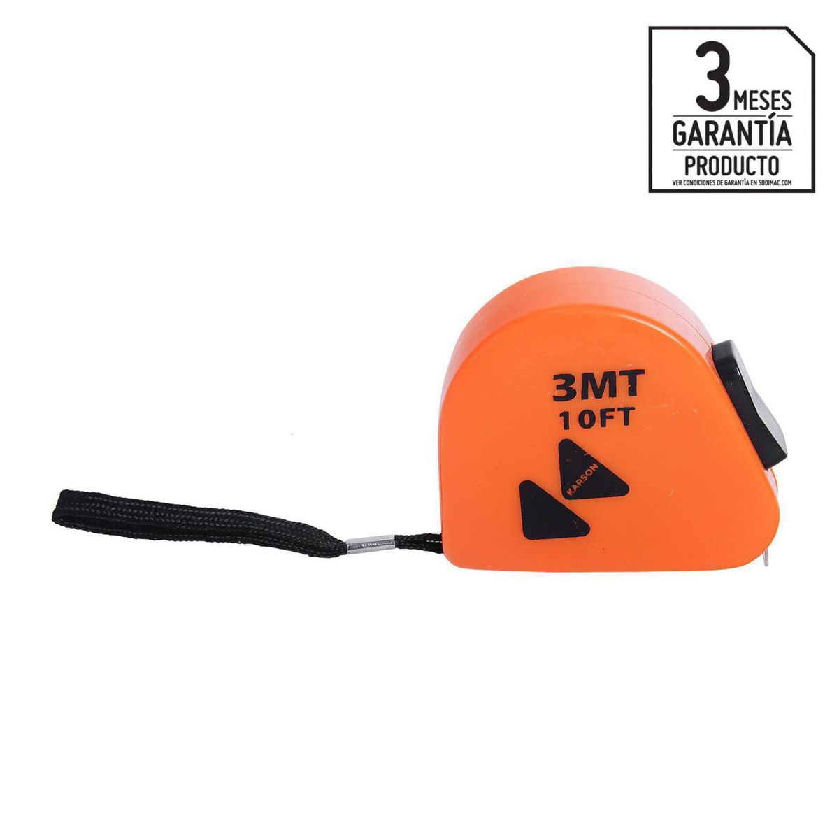 KARSON - Huincha de medir 3 metros fibra de vidrio