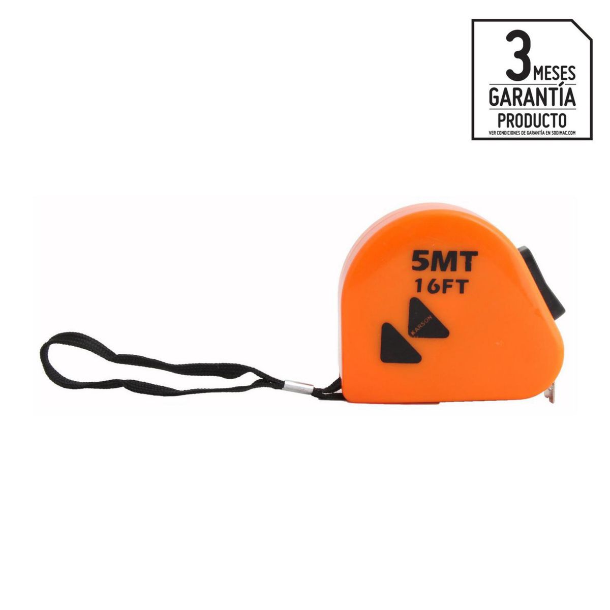 KARSON - Huincha de medir 5 metros fibra de vidrio