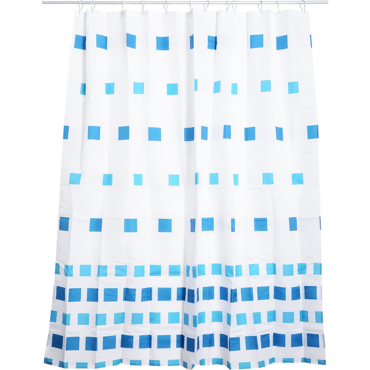 JUST HOME COLLECTION - Cortina de baño Mosaico poliéster 180x178 cm