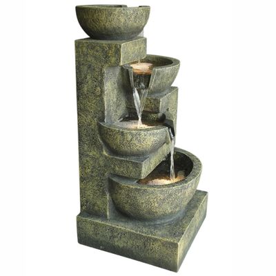 Imagen 2 del producto Fuente de agua Granada de poliresina 85 cm