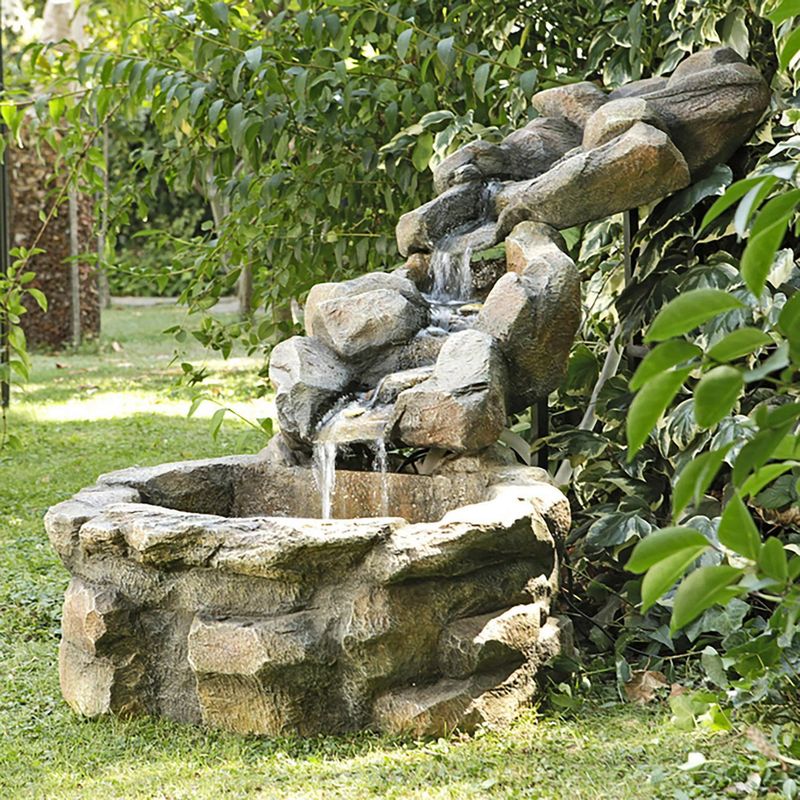 JUST HOME COLLECTION - Fuente de agua Murcia de poliresina 88,5 cm
