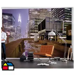 MURESCO - Papel Fotomural 8 Paneles Azotea 8732 9,34 m2