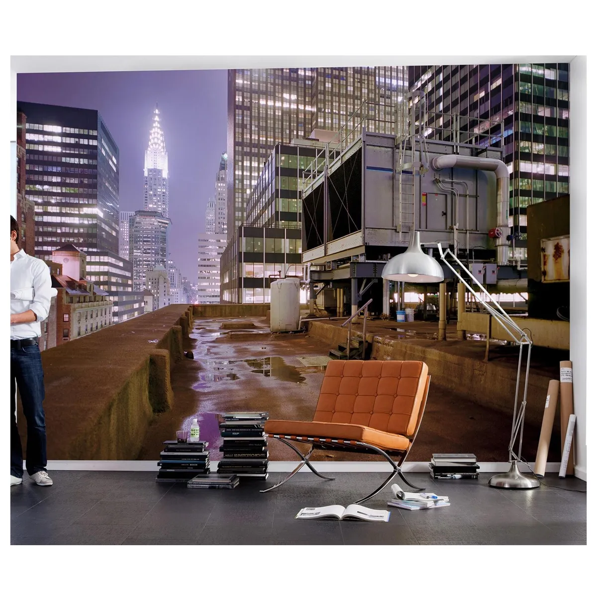 MURESCO - Papel Fotomural 8 Paneles Azotea 8732 9,34 m2