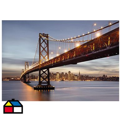 Papel fotomural Puente 254x368 cm 8 paneles