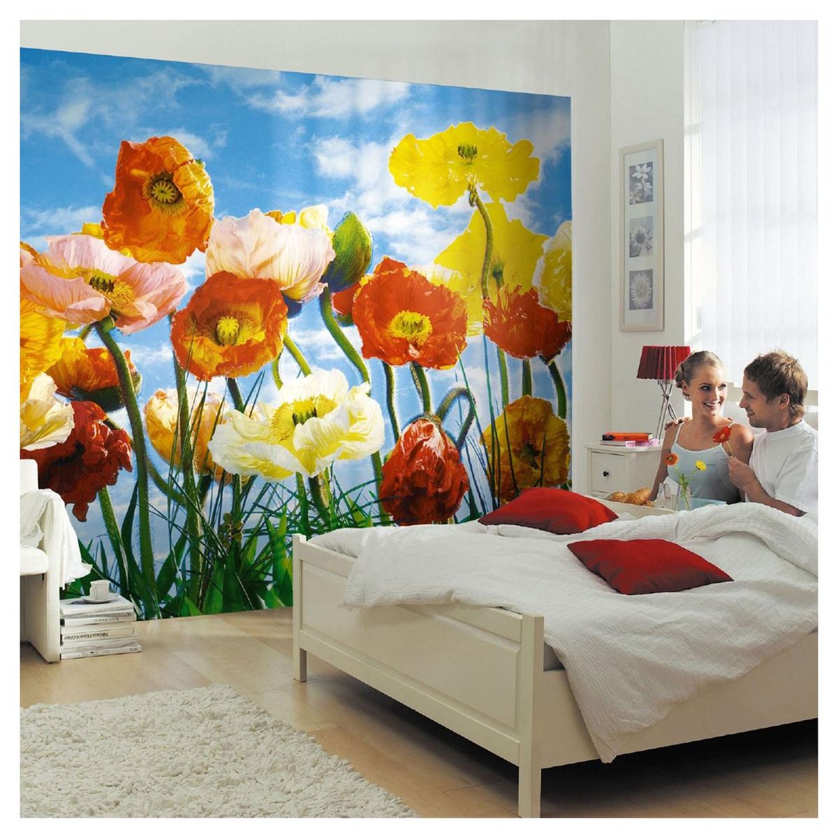 MURESCO - Papel Fotomural 8 Paneles Poppy 8257 9,34 m2