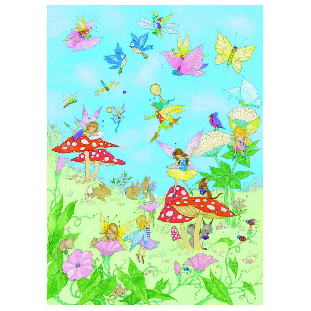 MURESCO - Papel Fotomural 4 Paneles Cuento Hadas 425 4,6 m2