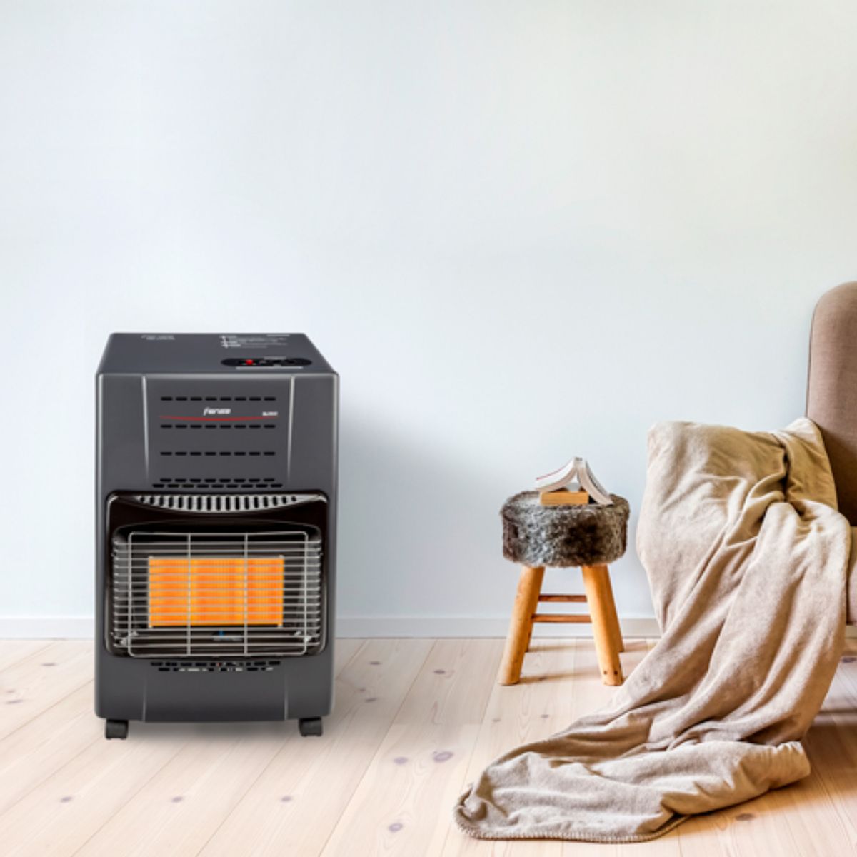 FENSA - Estufa a Gas 15 Kg Gas FEL-1440 Negro