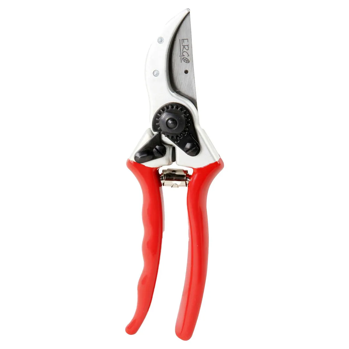 ERGO - Tijera de podar de acero rojo
