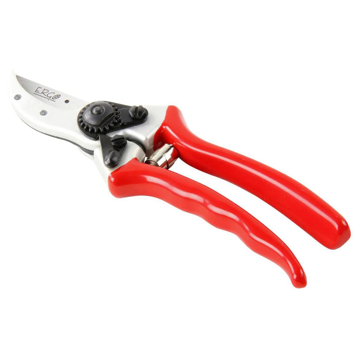ERGO - Tijera de podar de acero rojo