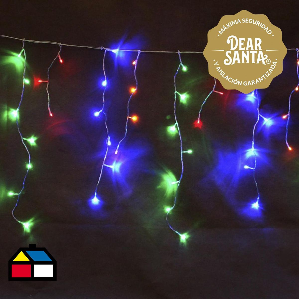 DEAR SANTA - Led 190x60 cm multicolor x120