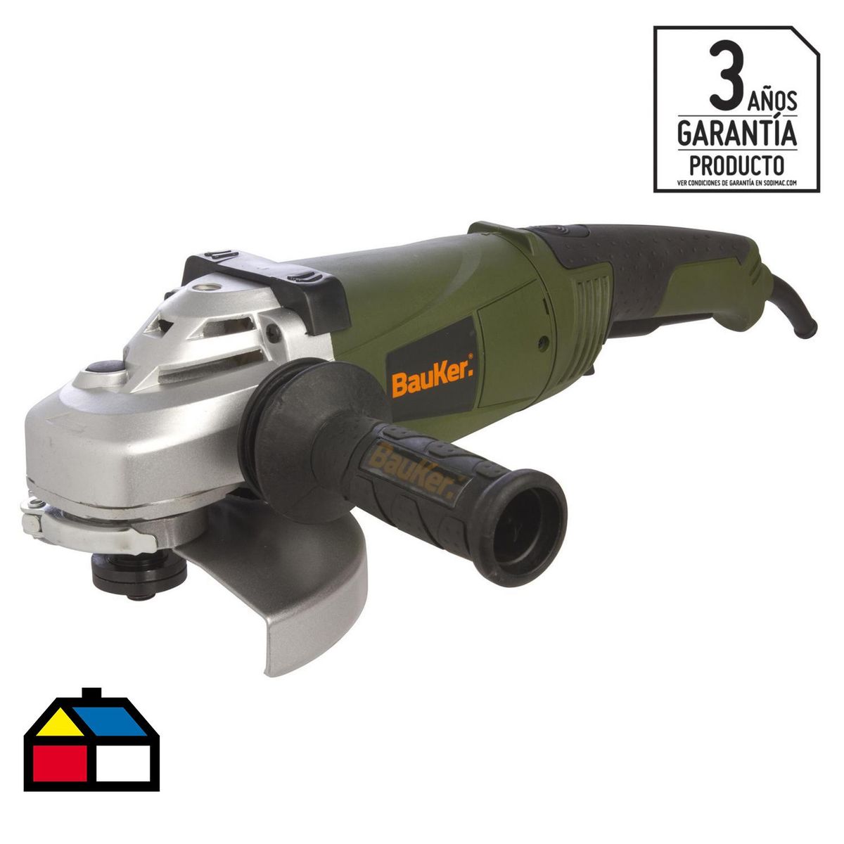 BAUKER - Esmeril angular eléctrico 7" 2100W