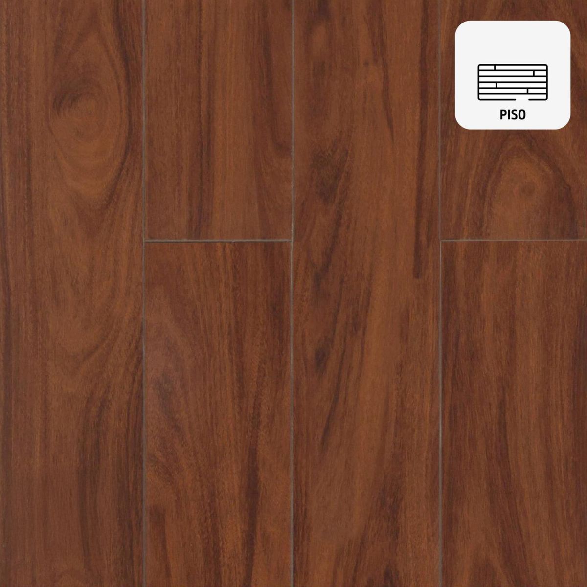 HOLZTEK - Piso Flotante 8 mm Mahog Café 2.58 m2