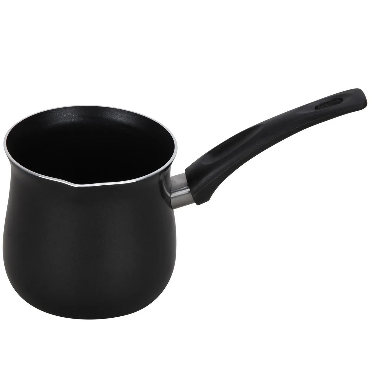 CASA BONITA - Lechero 800 ml Aluminio Negro