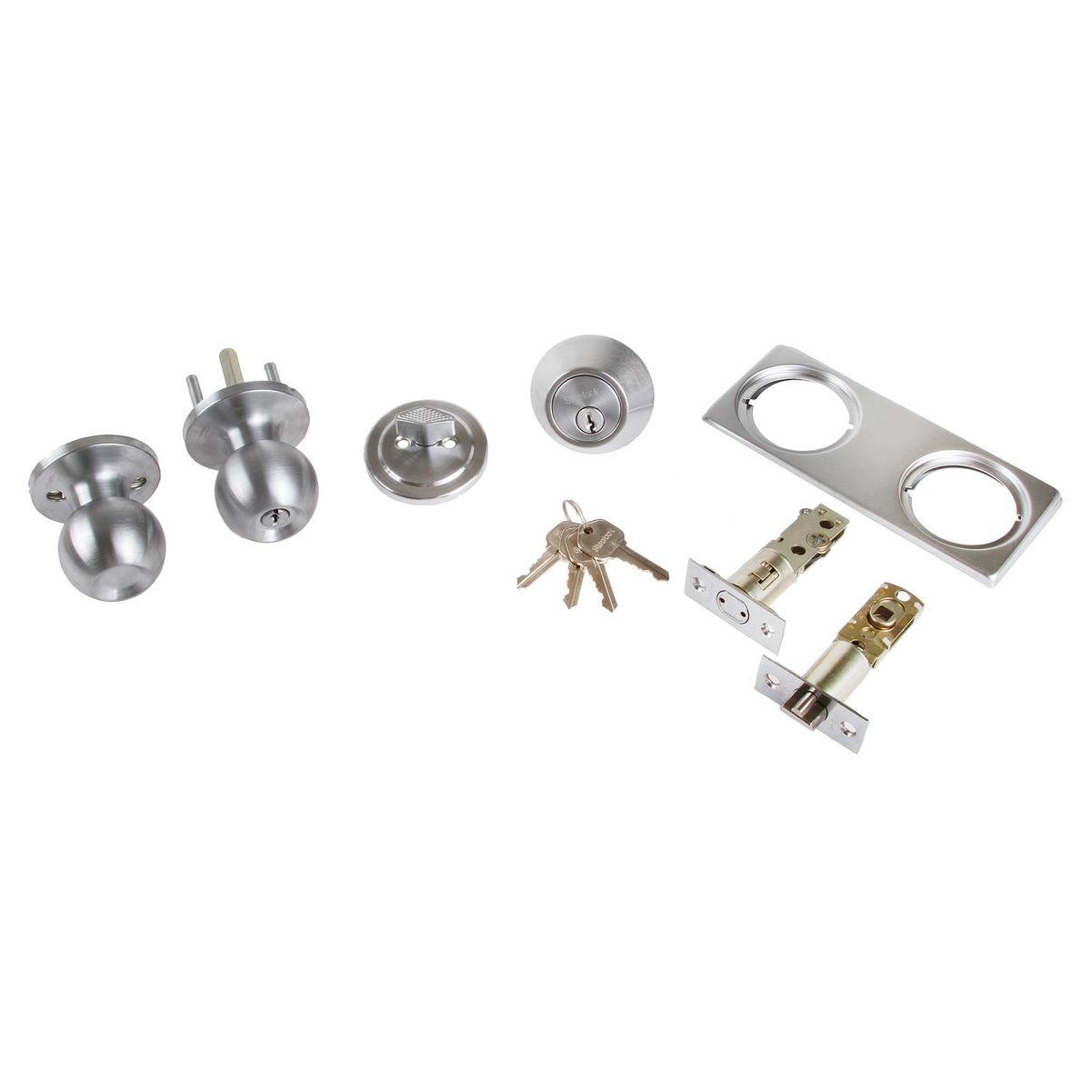 FIXSER - Set accesorios puerta Acero inoxidable