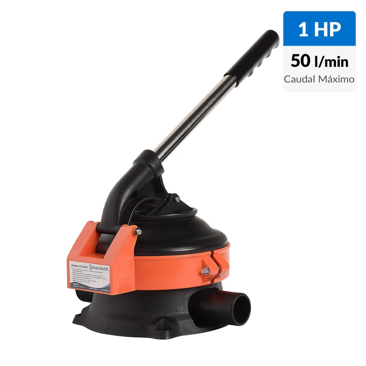 HUMBOLDT - Electrobomba manual 3/4" 50 l/min