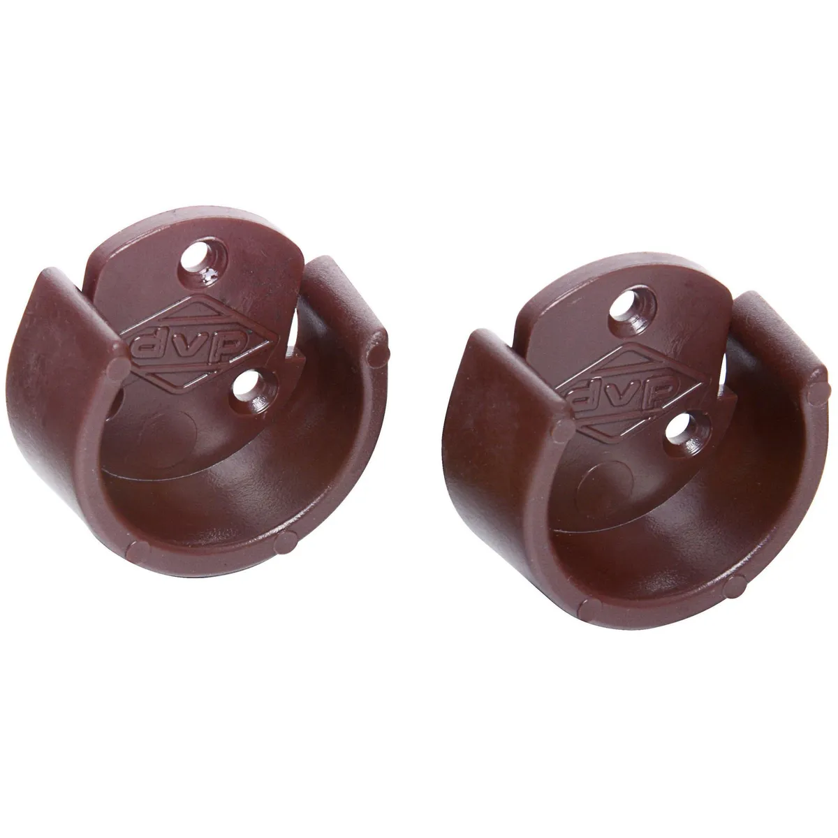 DVP - Soporte para barra de clóset 2 unidades