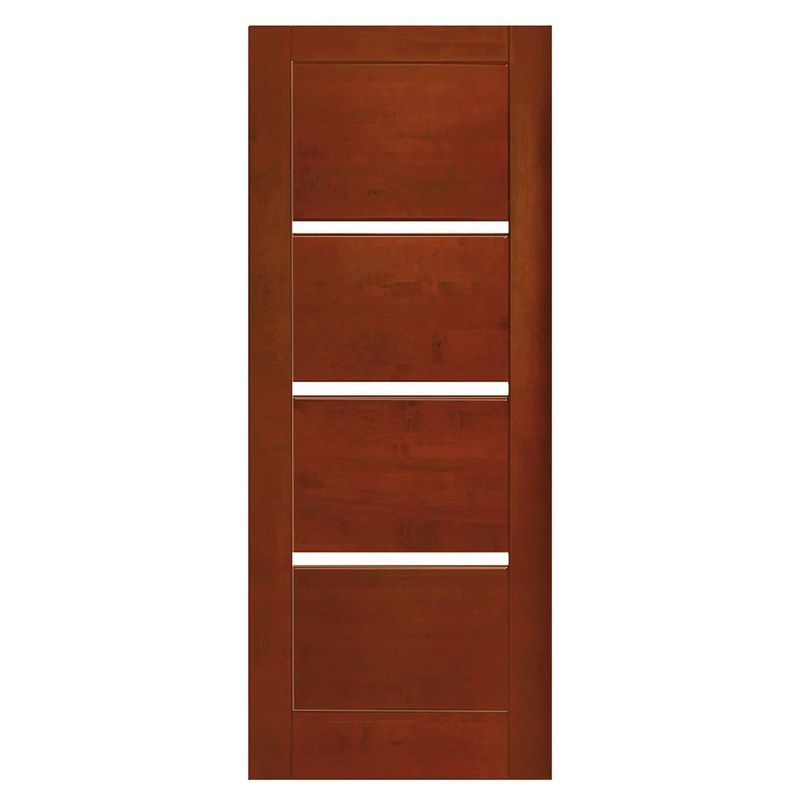 IGNISTERRA - Puerta Exterior Madera de lenga Moderna Venice Natural