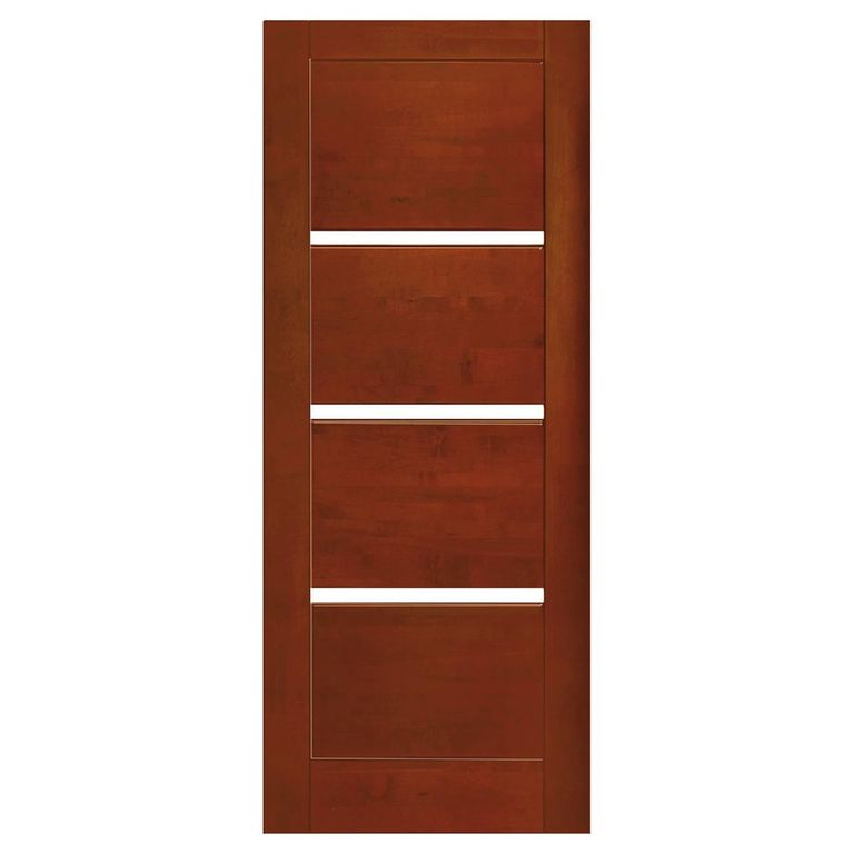 IGNISTERRA Puerta Exterior Madera de lenga Moderna Venice Natural