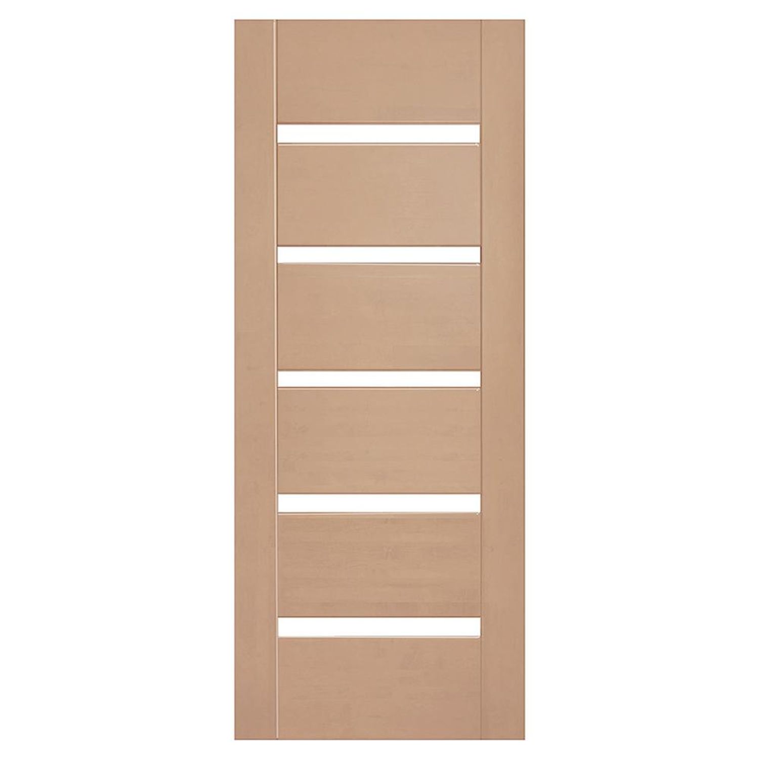 IGNISTERRA Puerta 6 Paneles con Vidrio Madera de lenga Moderna