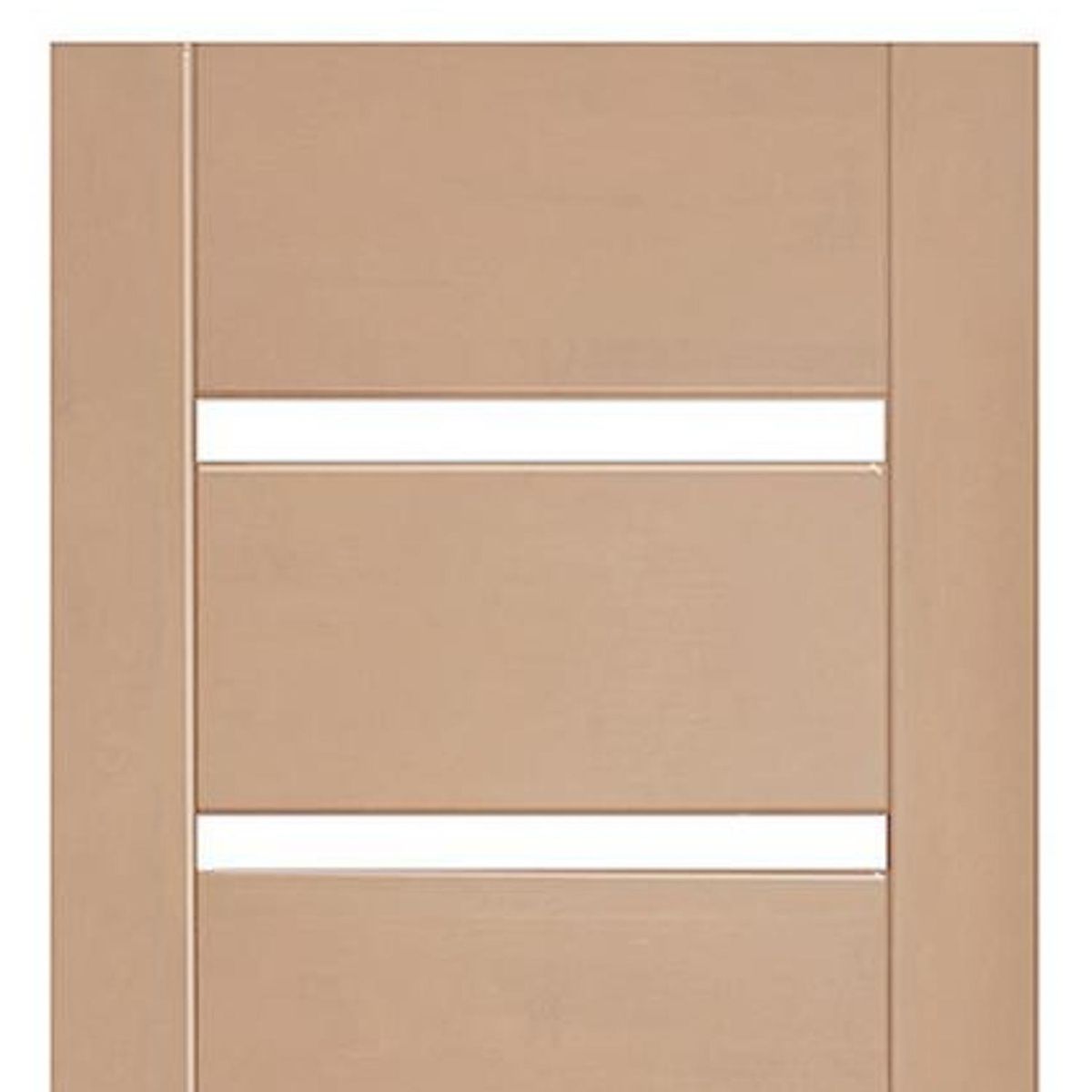 IGNISTERRA - Puerta 6 Paneles con Vidrio Madera de lenga Moderna Piamont Natural