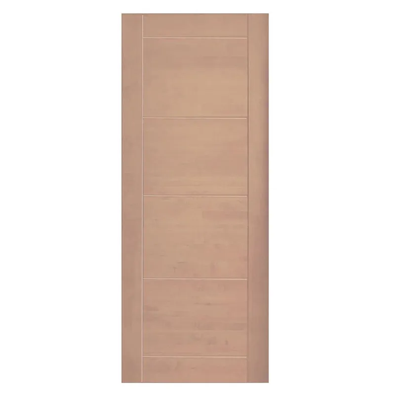 IGNISTERRA - Puerta Exterior Madera de lenga Moderna Livorno Natural