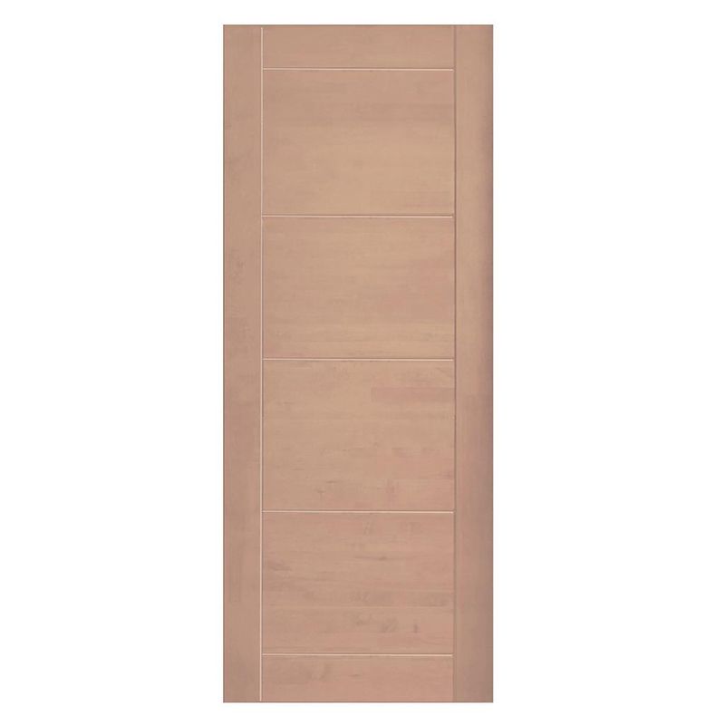 IGNISTERRA - Puerta Exterior Madera de lenga Moderna Livorno Natural
