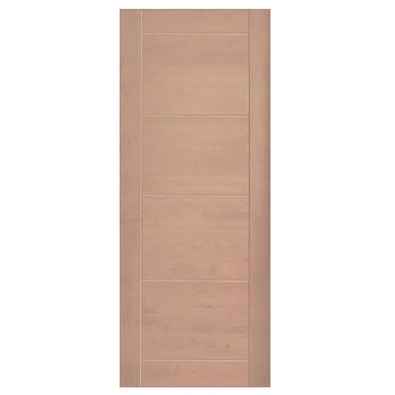 IGNISTERRA - Puerta Exterior Madera de lenga Moderna Livorno Natural