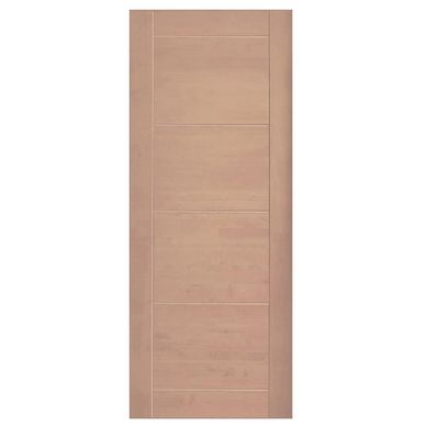 Puerta Exterior Madera de lenga 100x210 cm Moderna Livorno Natural