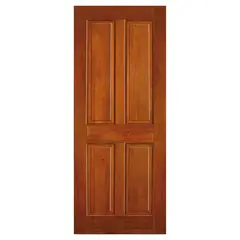 IGNISTERRA - Puerta Exterior Madera de lenga Clásica Oxford Natural