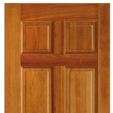 Puerta Exterior Madera de lenga 80x200 cm Clsica Boston Natural