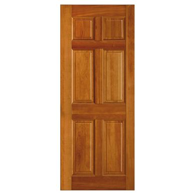 Puerta Exterior Madera de lenga 95x200 cm Clsica Boston Natural