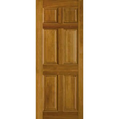 Puerta Exterior Madera de lenga 85x210 cm Clsica Boston Natural