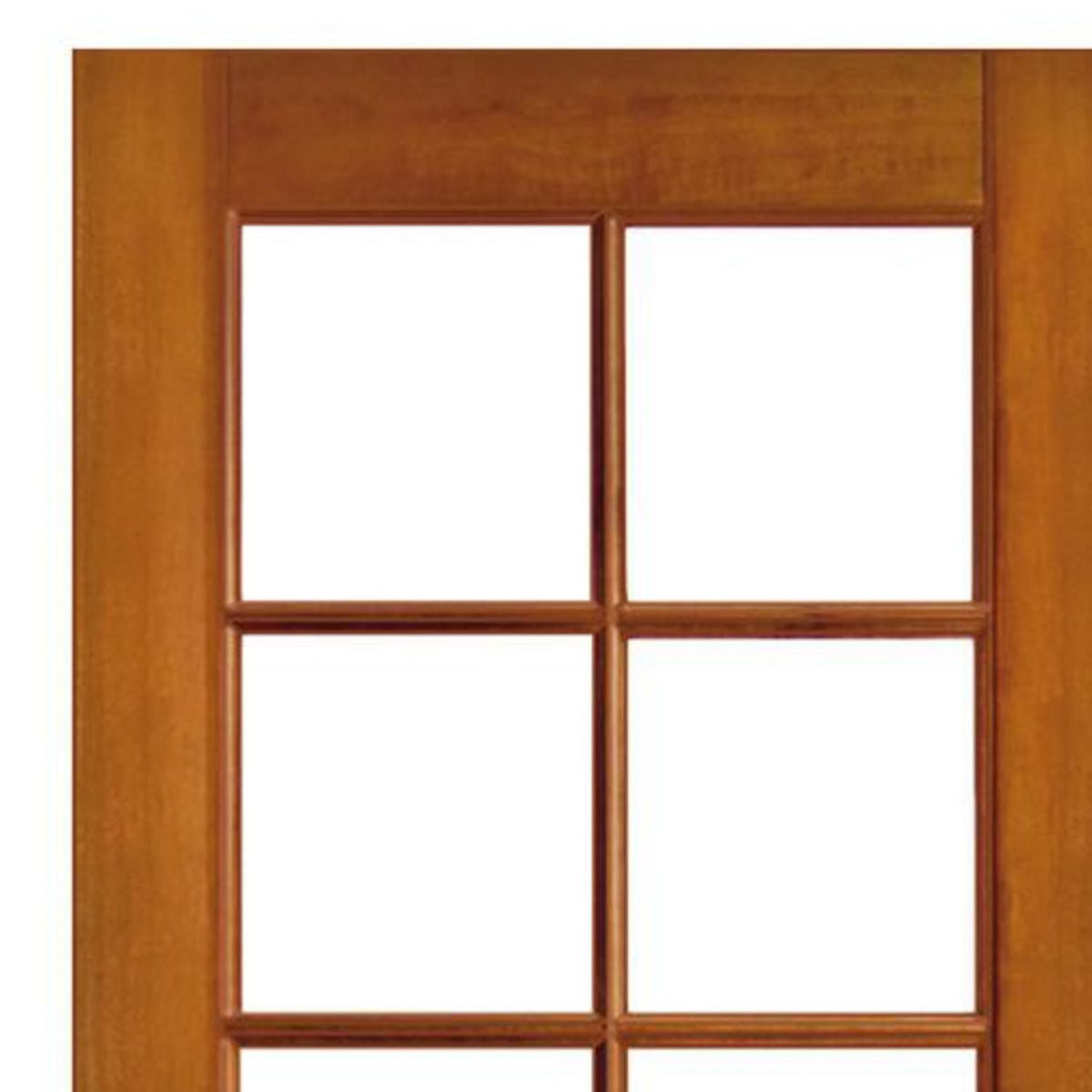 IGNISTERRA - Puerta Vidriada Sin Vidrio Madera de lenga Clásica Charlotte Natural