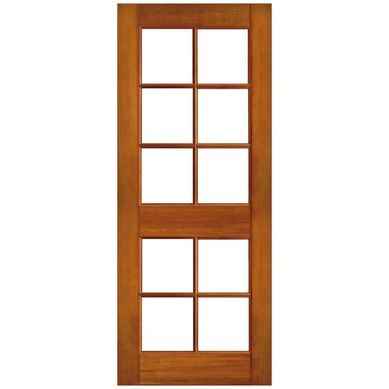 Puerta Vidriada Sin Vidrio Madera de lenga 70x200 cm Clsica Toronto Natural