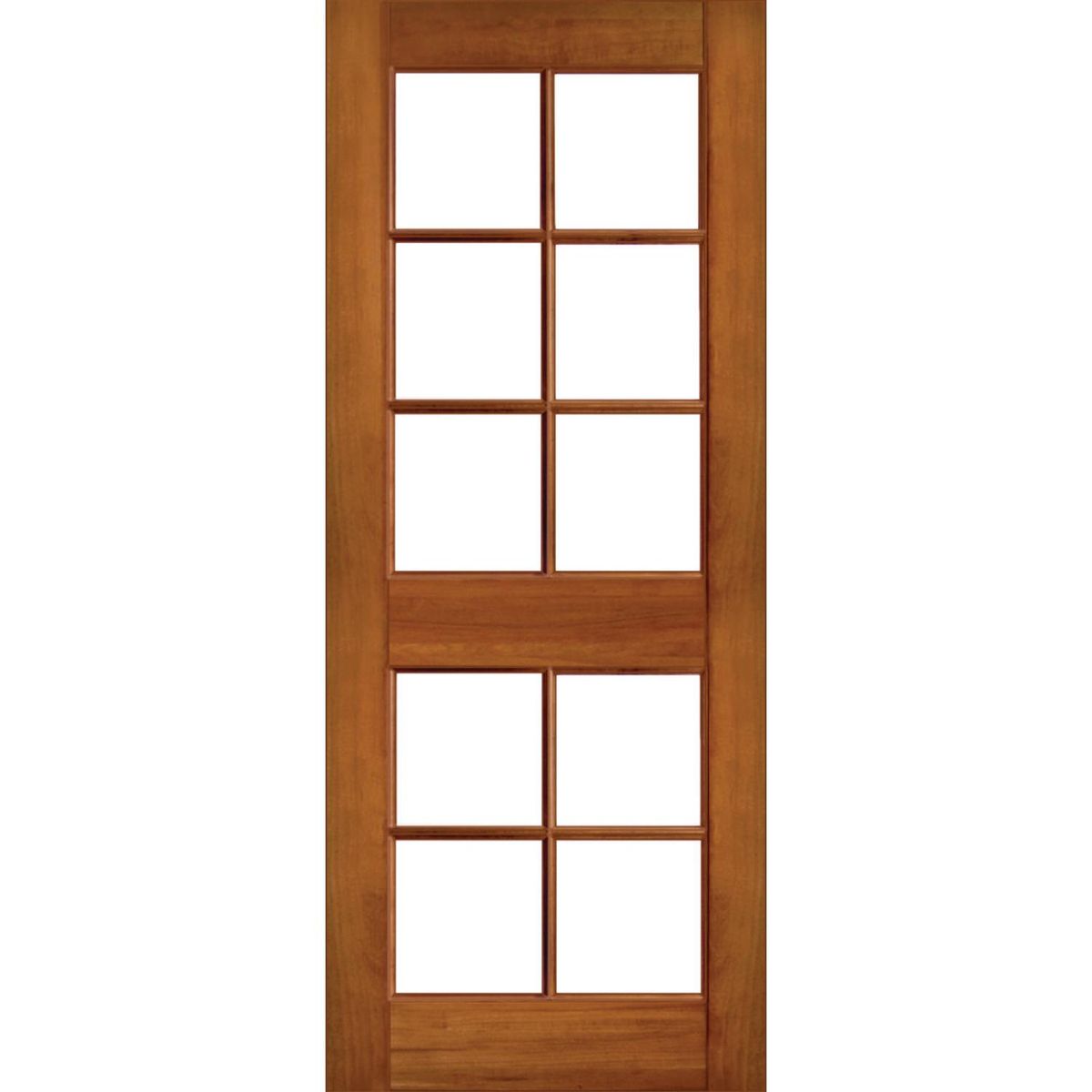 IGNISTERRA - Puerta Vidriada Sin Vidrio Madera de lenga Clásica Toronto Natural