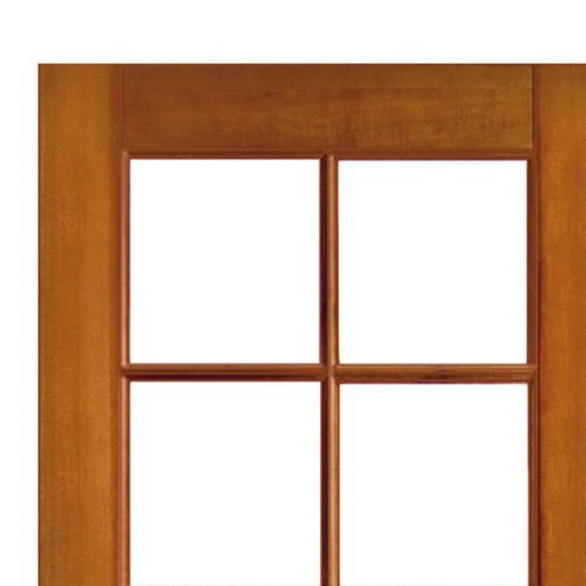 IGNISTERRA - Puerta Vidriada Sin Vidrio Madera de lenga Clásica Toronto Natural