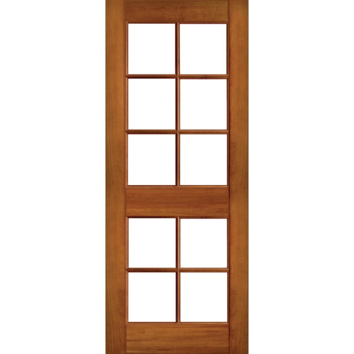 IGNISTERRA - Puerta Vidriada Sin Vidrio Madera de lenga Clásica Toronto Natural